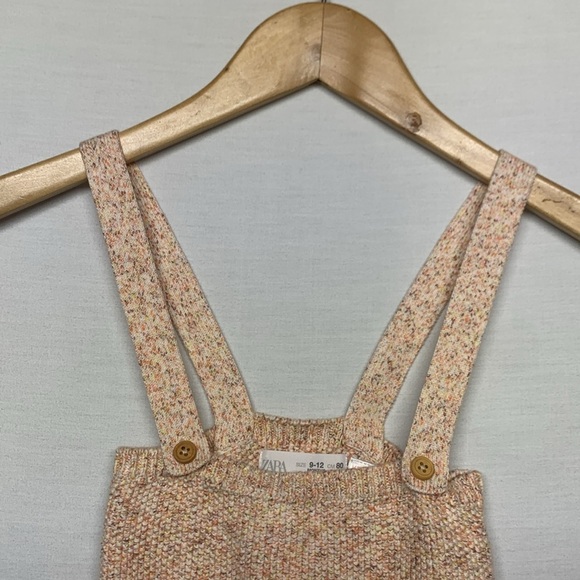 Zara Multicolor Knit Baby Romper - Picture 3 of 8
